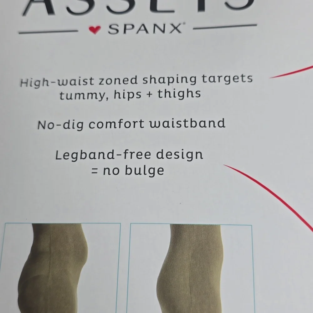 Assets SPANX High-Waist Shaping Short in Nude Size 1